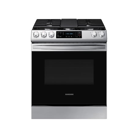Samsung Samsung 30-Inch Slide-In Gas Range with Air Fry and Wi-Fi Connectivity NX60BG8315SSAA